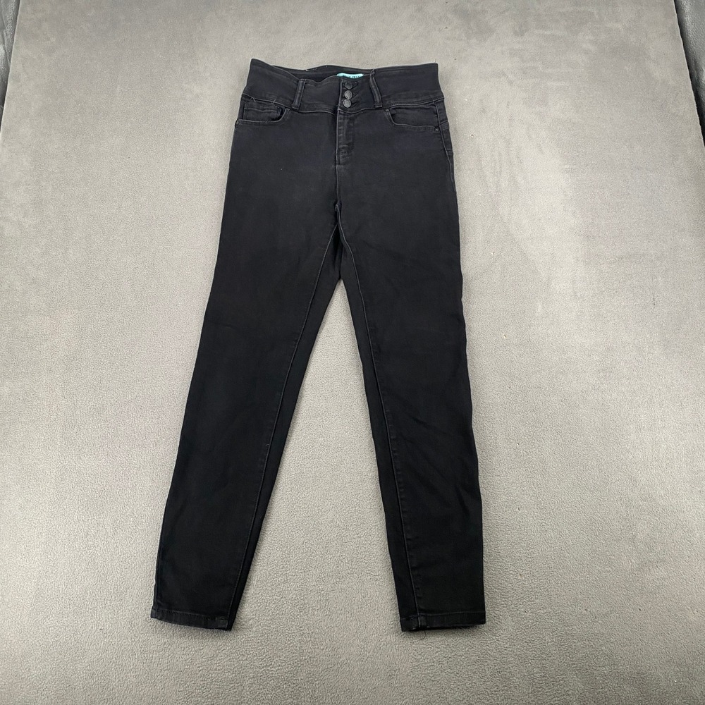 Wax Jean Butt I Love You Black High Rise Skinny Jeans 90400 Size 5/27